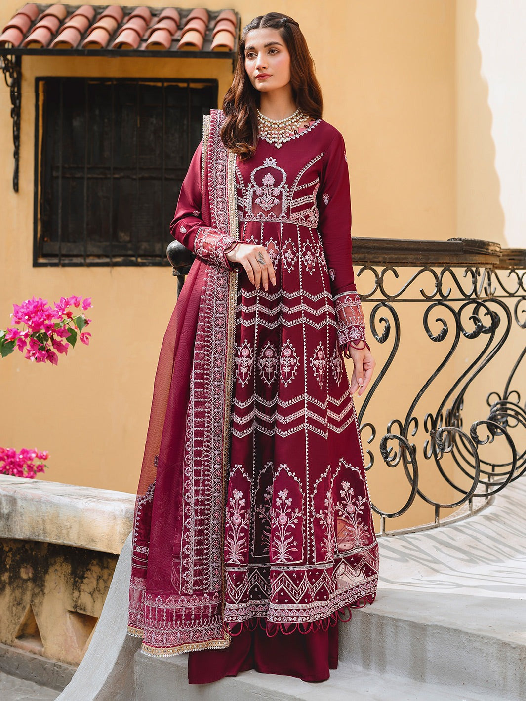 Winter Collection - Parishay - Luxury Winter - D#4 available at Saleem Fabrics Traditions