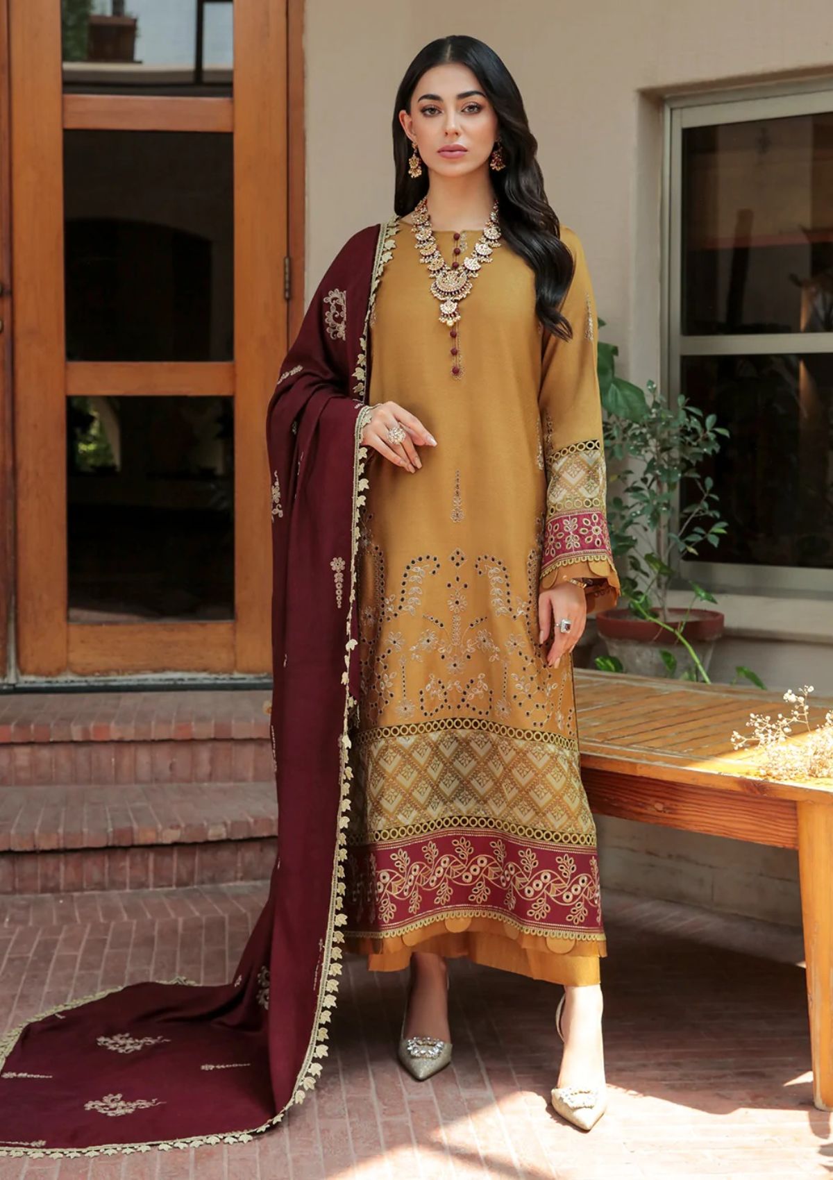 Winter Collection - Parishay - Noor-e-Nazar - D#1 available at Saleem Fabrics Traditions