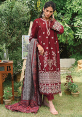 Winter Collection - Qalamkar - Qline - Linen - Samar - VL#8 available at Saleem Fabrics Traditions