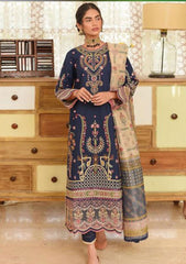 Winter Collection - Qalamkar - Qline - Linen - Zoya - VL#11 available at Saleem Fabrics Traditions