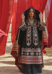 Winter Collection - Qalamkar - Sewni - K#02 (HARAM) available at Saleem Fabrics Traditions