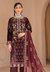 Winter Collection - Ramsha - Velvet - V05 - V#503 available at Saleem Fabrics Traditions