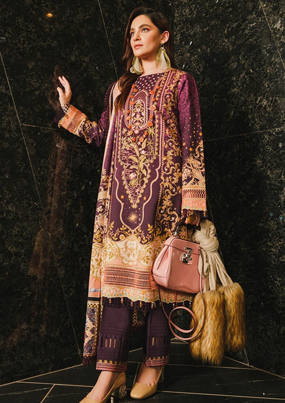 Winter Collection - Rang Rasiya - Dosti - D#16 available at Saleem Fabrics Traditions