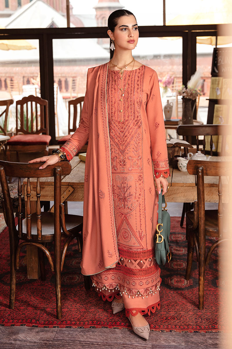Winter Collection - Rang Rasiya - Premium Winter - 3 Pcs - D#01 (RUBY) available at Saleem Fabrics Traditions