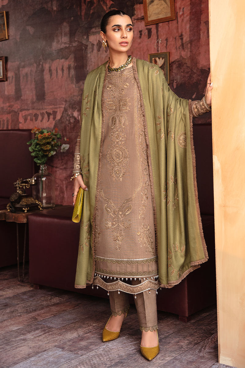 Winter Collection - Rang Rasiya - Premium Winter - 3 Pcs - D#08 (HAZEL) available at Saleem Fabrics Traditions
