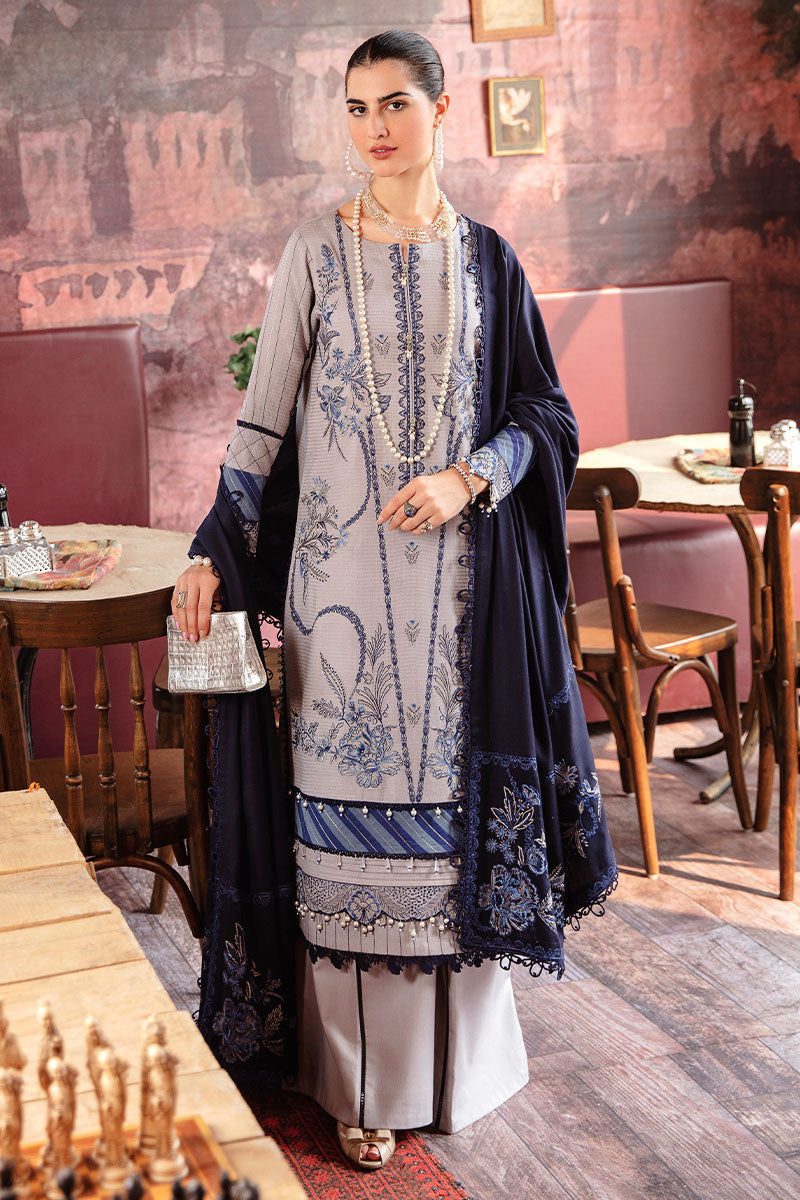 Winter Collection - Rang Rasiya - Premium Winter - 3 Pcs - D#15 (IRIS) available at Saleem Fabrics Traditions