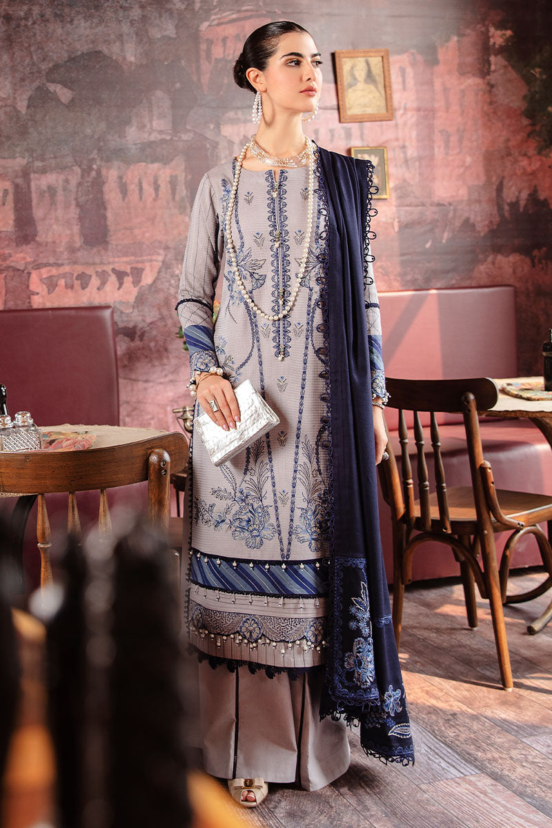 Winter Collection - Rang Rasiya - Premium Winter - 3 Pcs - D#15 (IRIS) available at Saleem Fabrics Traditions