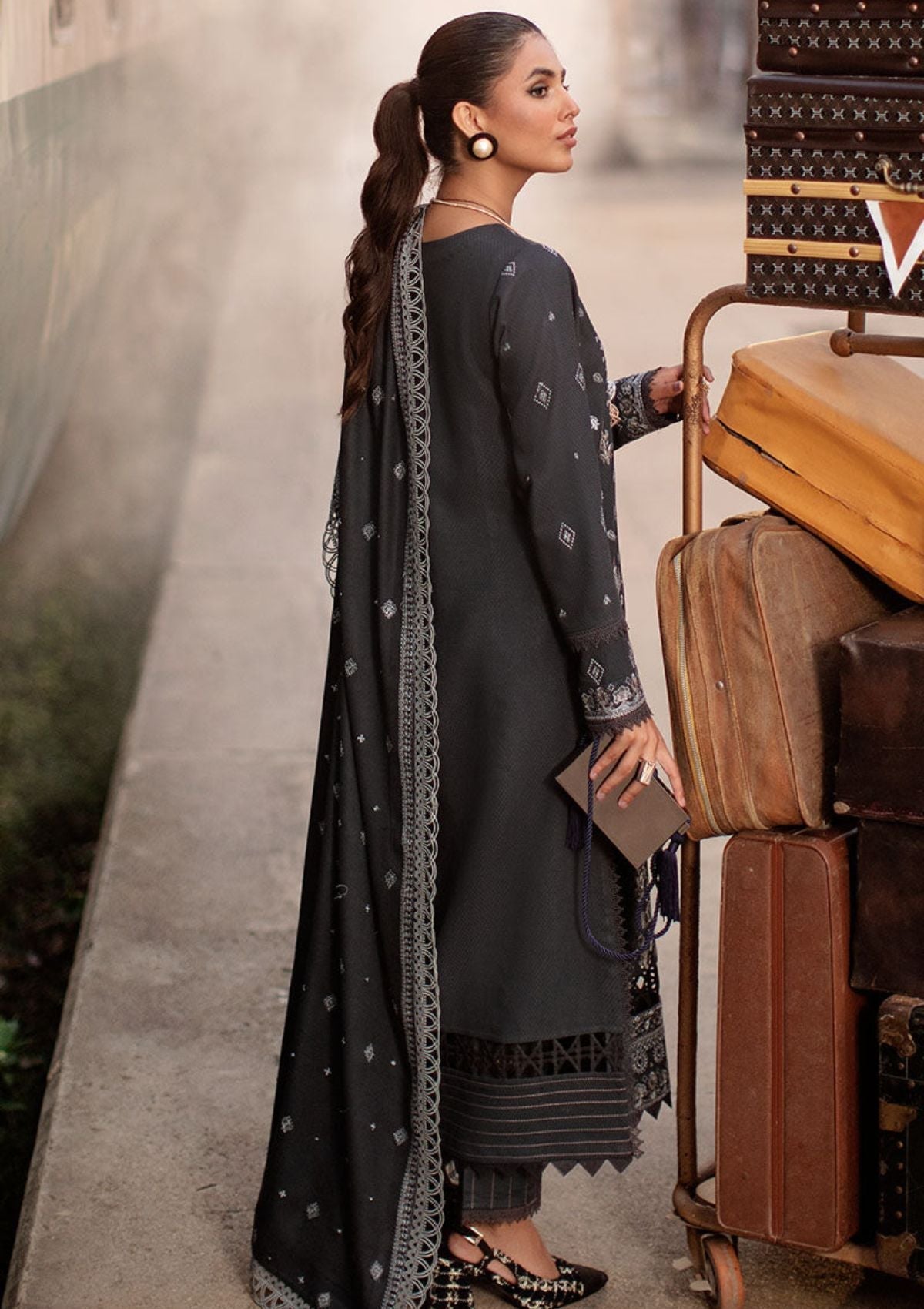 Winter Collection - Rang Rasiya - Safarnama - D#12 (NAAZ) available at Saleem Fabrics Traditions