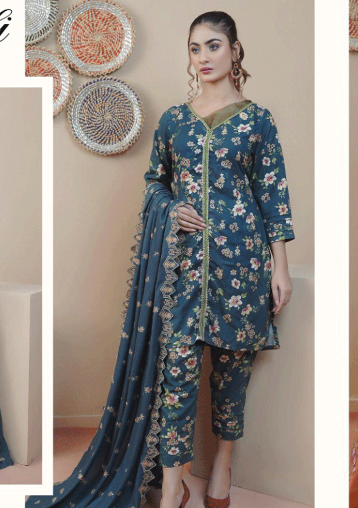 Winter Collection - Rangoli - Embroidered - REL#5 available at Saleem Fabrics Traditions