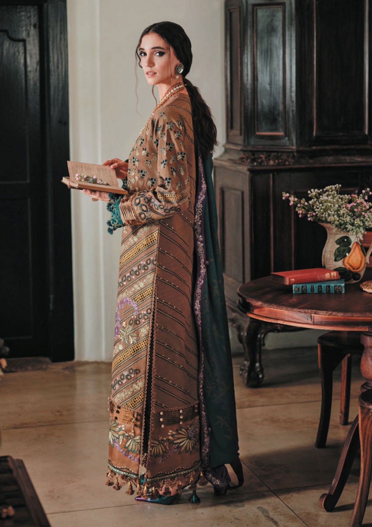 Winter Collection - Republic  - Danayah - DU#06 (Gira) available at Saleem Fabrics Traditions