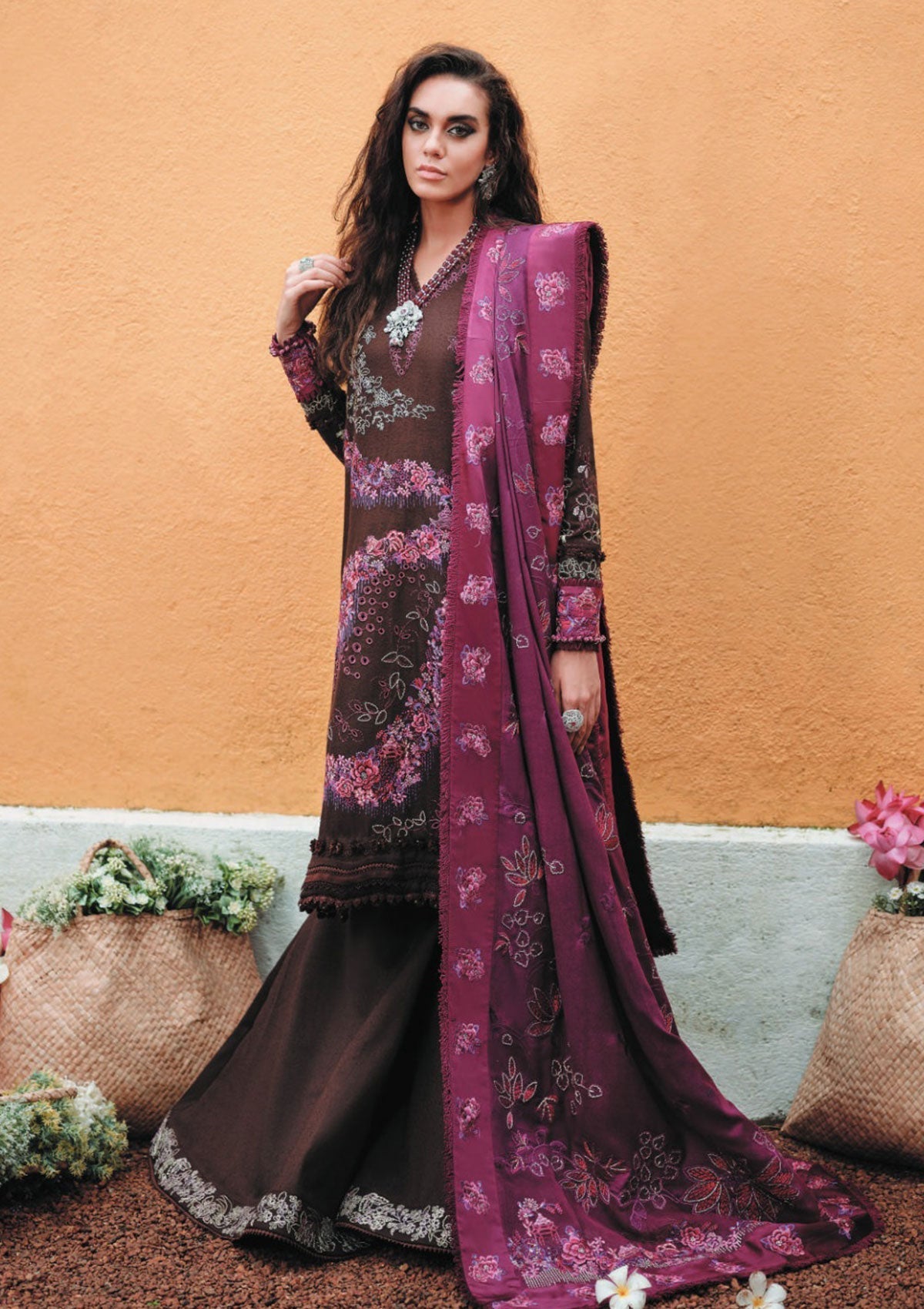 Winter Collection - Republic  - Danayah - DU#09 (Asela) available at Saleem Fabrics Traditions