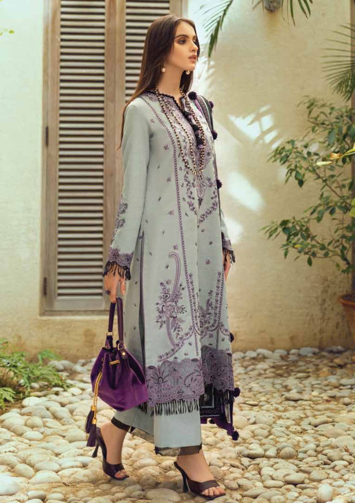 Winter Collection - Roheenaz - Winter Edit's - RNZ#1 B (Saba) available at Saleem Fabrics Traditions