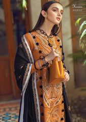 Winter Collection - Roheenaz - Winter Edit's - RNZ#2 B (Henna) available at Saleem Fabrics Traditions