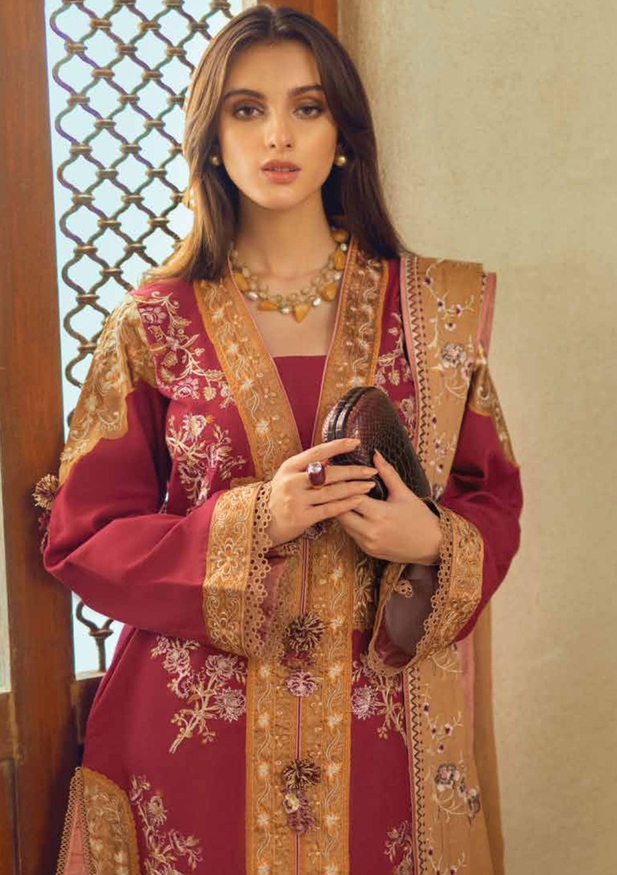 Winter Collection - Roheenaz - Winter Edit's - RNZ#5 A (Daneen) available at Saleem Fabrics Traditions