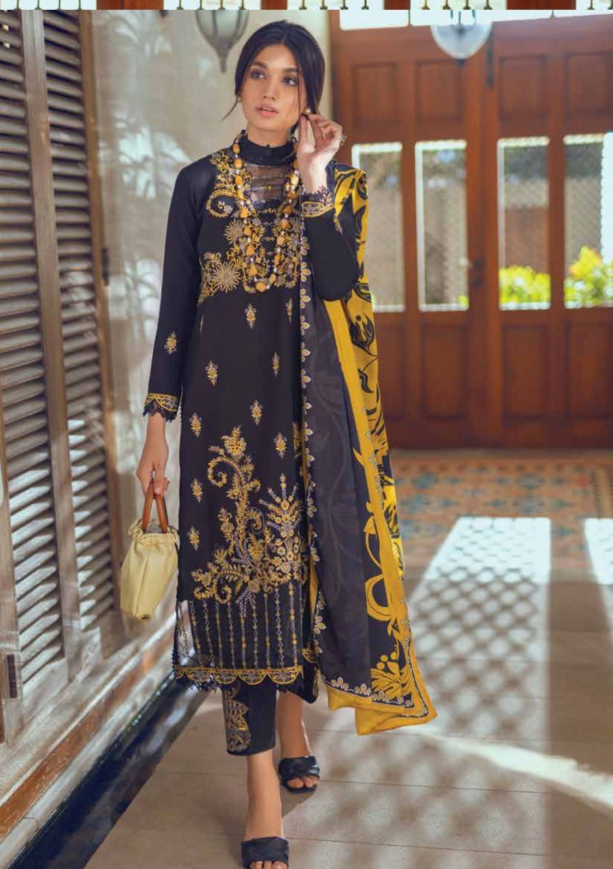 Winter Collection - Roheenaz - Winter Edit's - RNZ#7 B (Manal) available at Saleem Fabrics Traditions