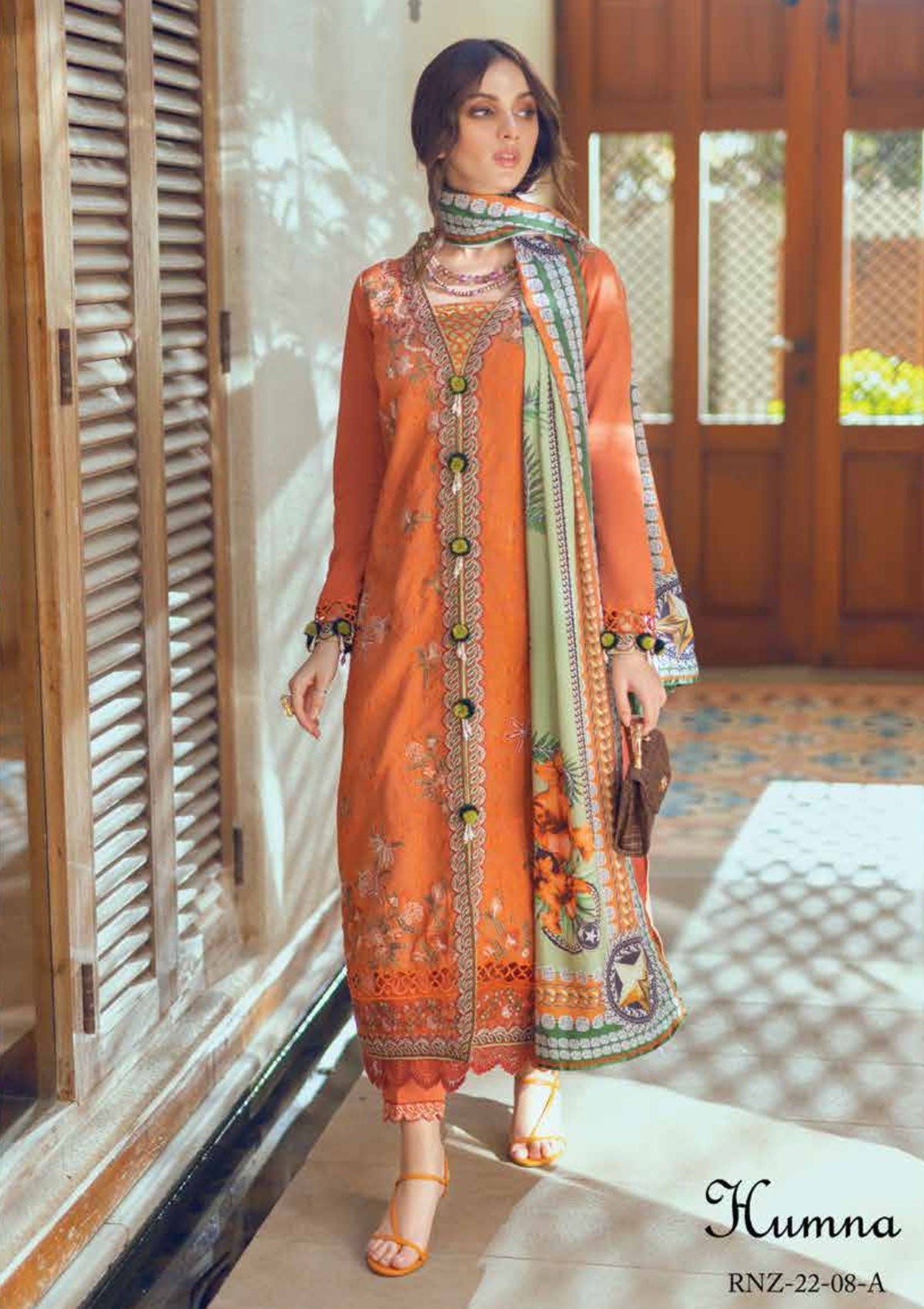 Winter Collection - Roheenaz - Winter Edit's - RNZ#8 A (Humna) available at Saleem Fabrics Traditions