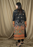 Winter Collection - Rubaaiyat - D/Print Khaddar - D#01 (Black 3) available at Saleem Fabrics Traditions