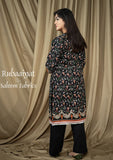 Winter Collection - Rubaaiyat - D/Print Khaddar - D#01 (Black) available at Saleem Fabrics Traditions