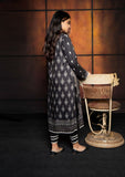 Winter Collection - Rubaaiyat - D/Printed Marina - 3pcs - D#01 (Black 2) available at Saleem Fabrics Traditions