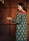 Winter Collection - Rubaaiyat - D/Printed Marina - 3pcs - D#01 (D Green) available at Saleem Fabrics Traditions
