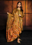 Winter Collection - Rubaaiyat - D/Printed Marina - 3pcs - D#01 (Tobacco) available at Saleem Fabrics Traditions