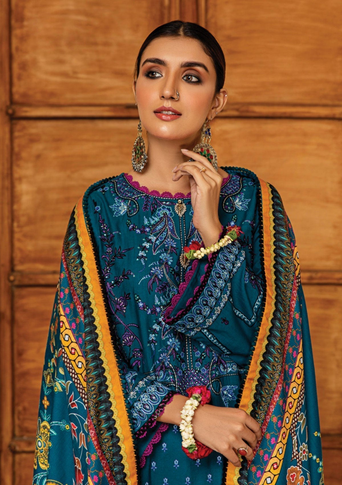 Winter Collection - Rubaaiyat - Emb - Khaddar - Tashfeen (A) available at Saleem Fabrics Traditions