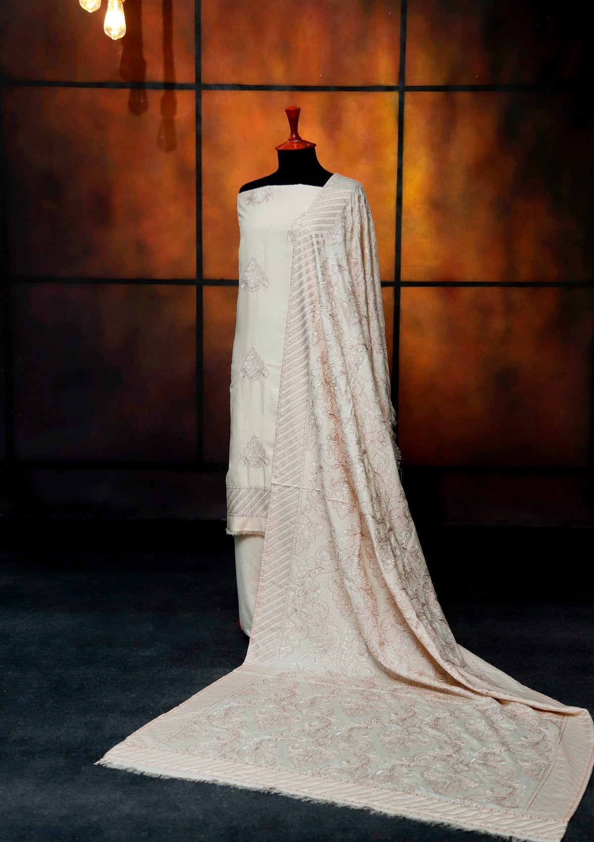 Winter Collection - Rubaaiyat - Youdia Karandi - RYK#03 (L Skin) available at Saleem Fabrics Traditions