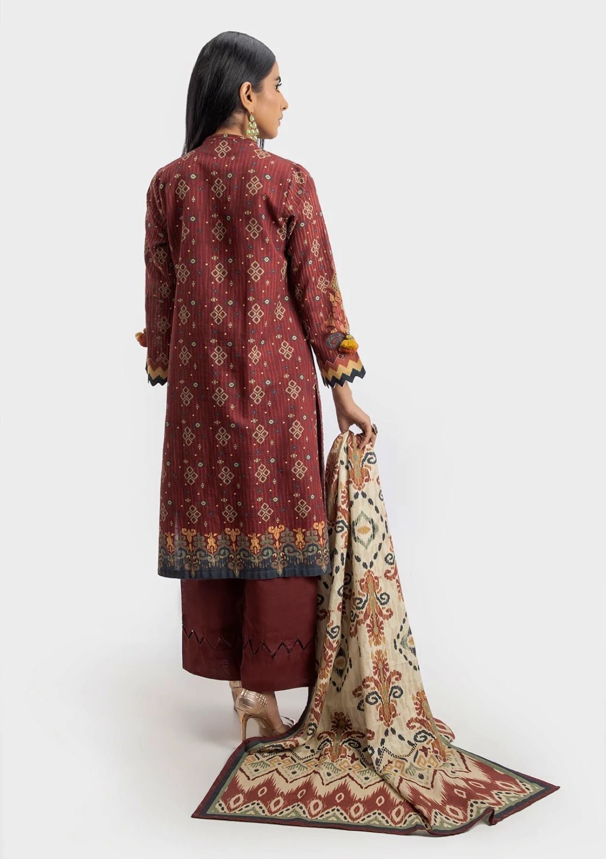 Winter Collection - Sahar - Khaddar - 3Pcs - SWK#2 available at Saleem Fabrics Traditions