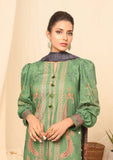 Winter Collection - Salitex - Printed Linen - V01 - WK#01174 (Green) available at Saleem Fabrics Traditions