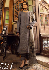 Winter Collection - Shaista - Executive - Semi Peach - D#521 available at Saleem Fabrics Traditions