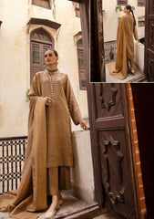Winter Collection - Shaista - Executive - Semi Peach - D#522 available at Saleem Fabrics Traditions