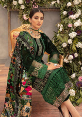 Winter Collection - Shaista - Kotrai Velvet - D#872 available at Saleem Fabrics Traditions