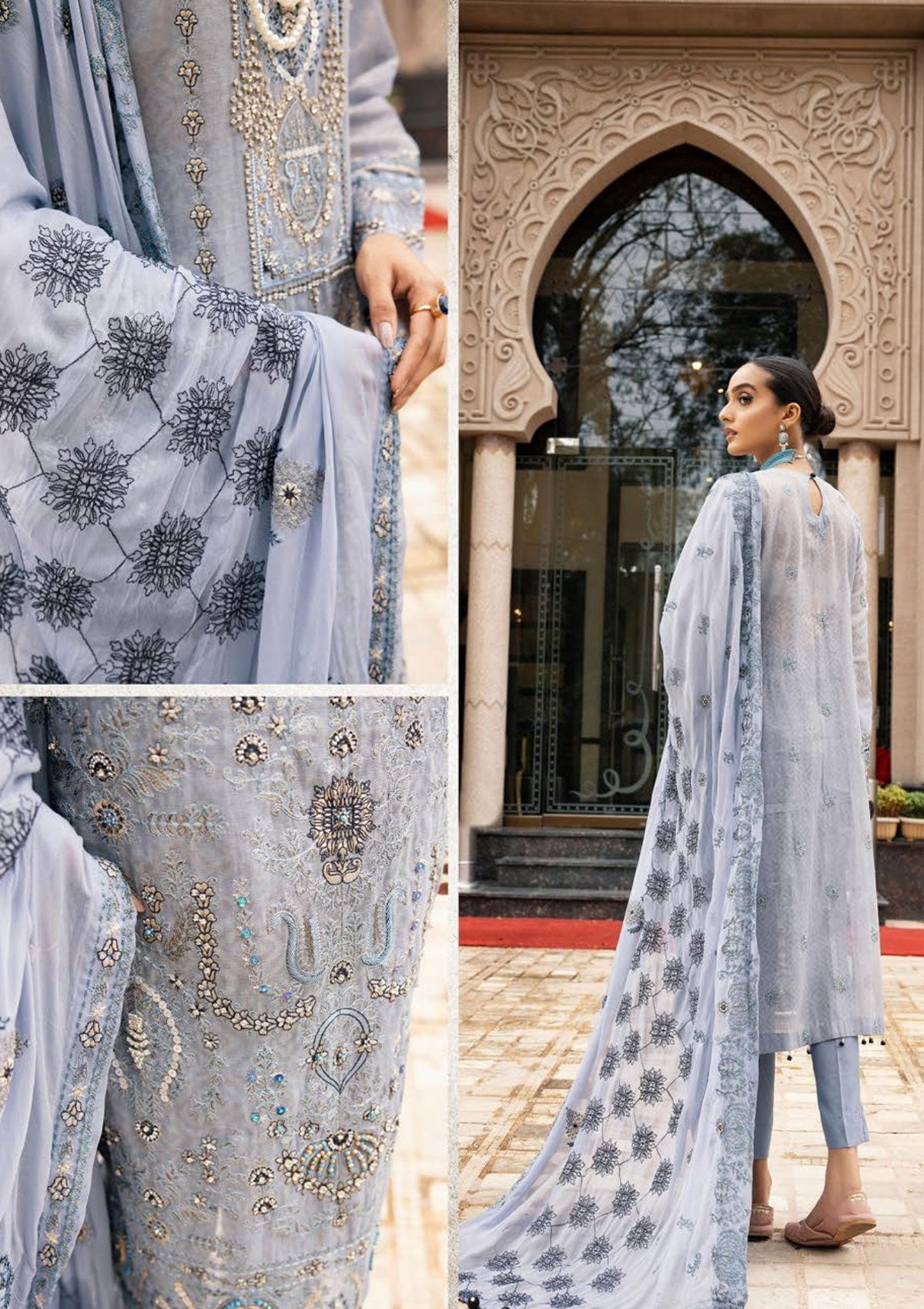 Winter Collection - Shaista - Masuri Hand Made - D#360 available at Saleem Fabrics Traditions