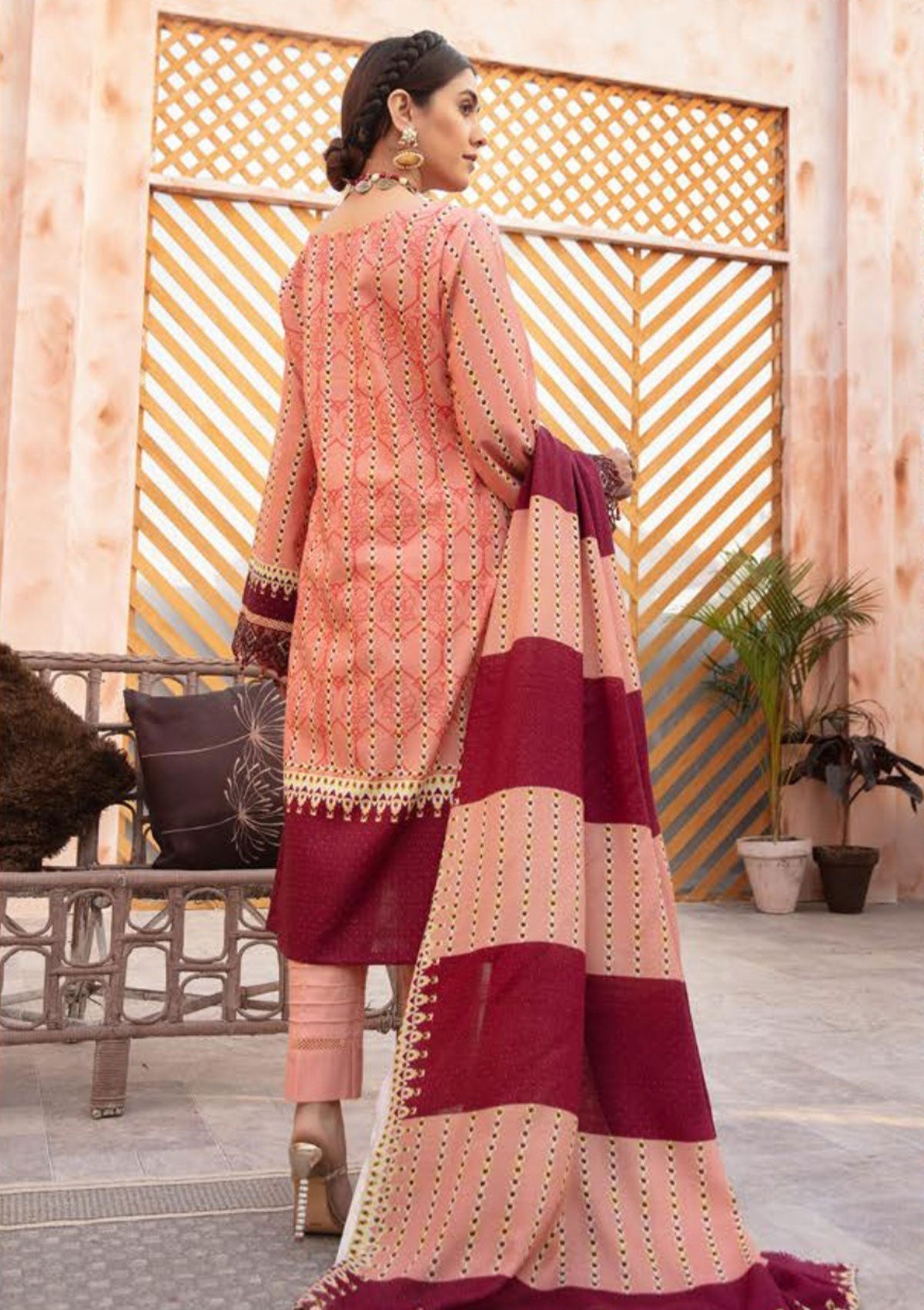 Winter Collection - Shaista - Nazakat - Khaddar - D#893 available at Saleem Fabrics Traditions