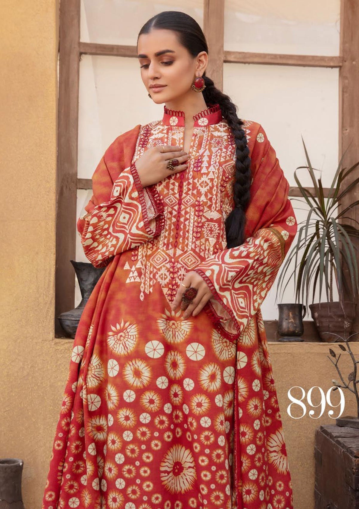 Winter Collection - Shaista - Nazakat - Khaddar - D#899 available at Saleem Fabrics Traditions