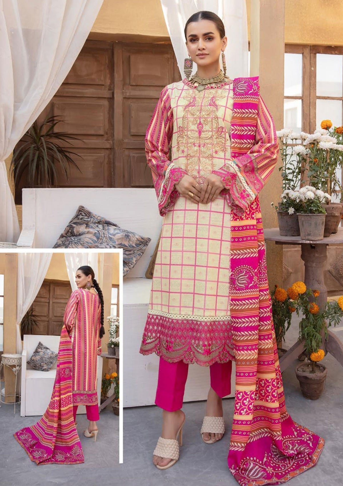 Winter Collection - Shaista - Nazakat - Khaddar - D#902 available at Saleem Fabrics Traditions