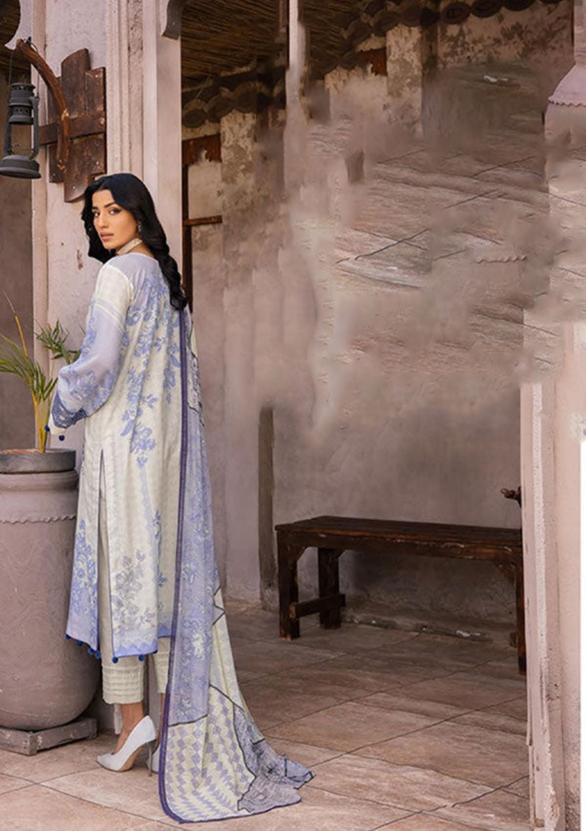 Winter Collection - Shaista - Saman - Karandi - D#435 available at Saleem Fabrics Traditions