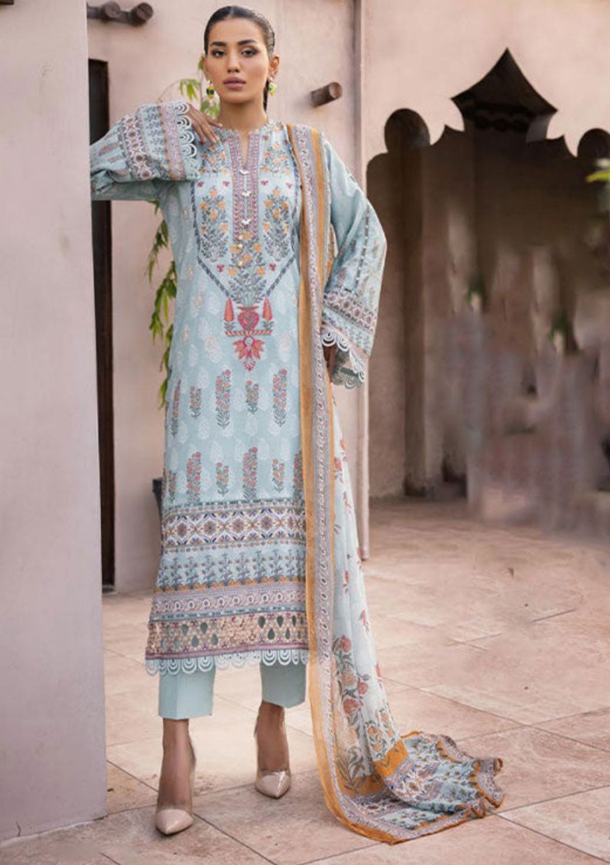 Winter Collection - Shaista - Saman - Karandi - D#439 available at Saleem Fabrics Traditions