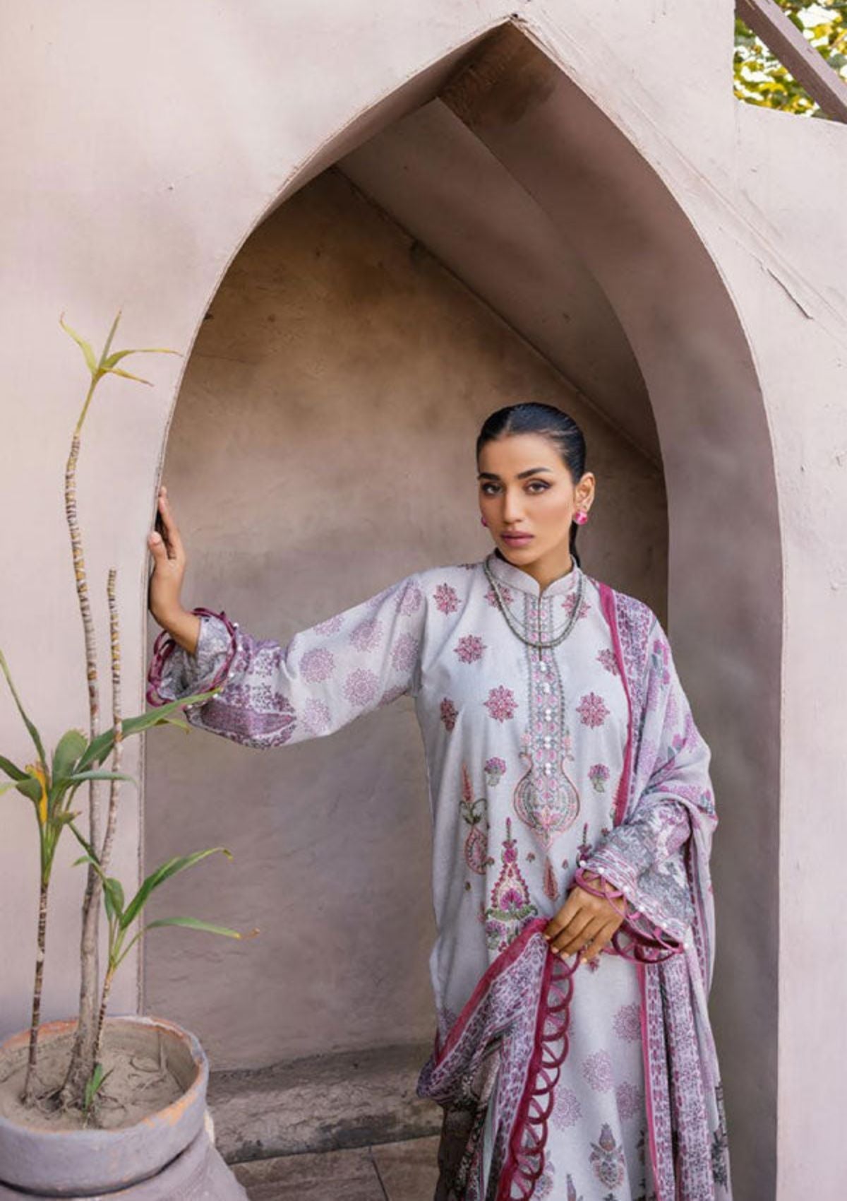 Winter Collection - Shaista - Saman - Karandi - D#444 available at Saleem Fabrics Traditions