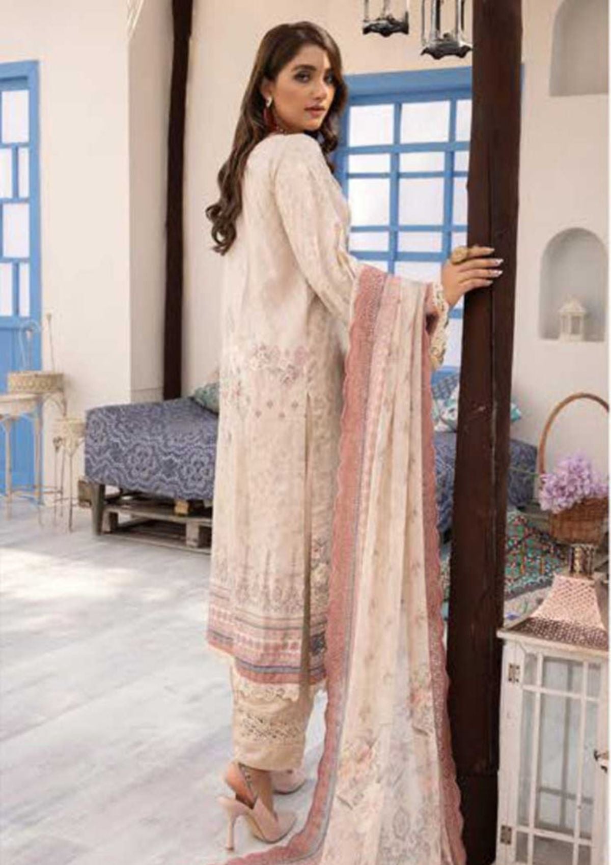 Winter Collection - Shehzal By Shaista - Viscose - D#394 available at Saleem Fabrics Traditions