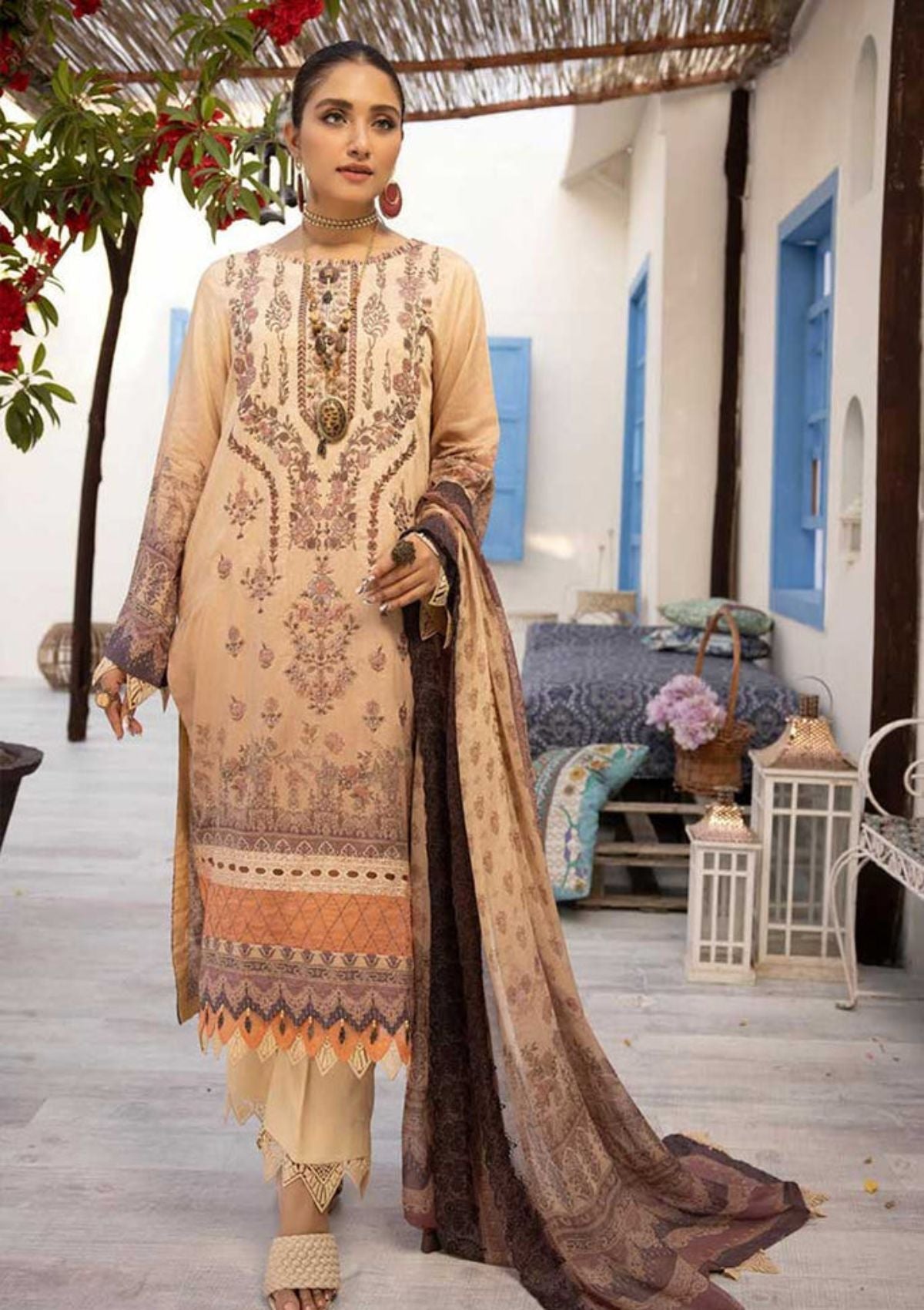 Winter Collection - Shehzal By Shaista - Viscose - D#397 available at Saleem Fabrics Traditions