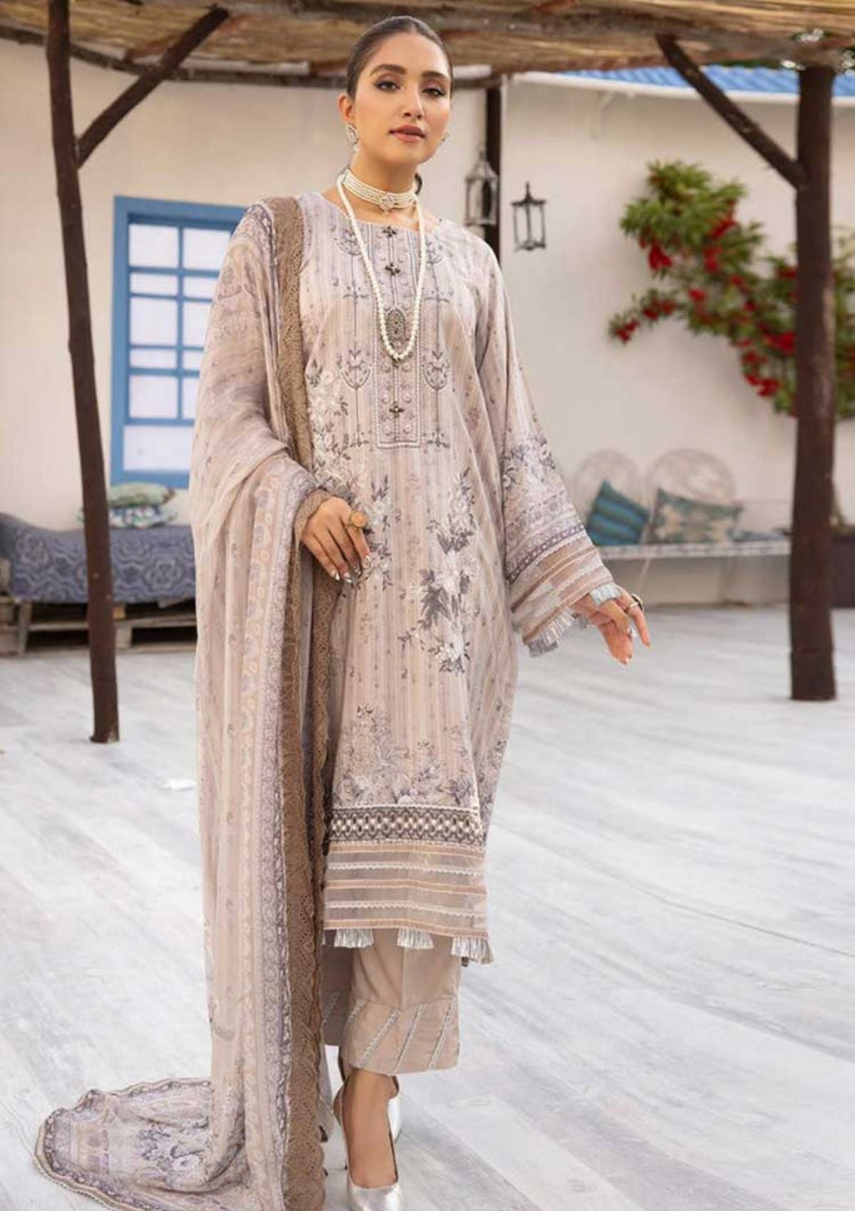 Winter Collection - Shehzal By Shaista - Viscose - D#401 available at Saleem Fabrics Traditions