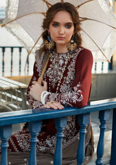 Winter Collection - Zaha - Unstitched - D#12 - Meliha available at Saleem Fabrics Traditions