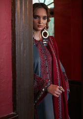 Winter Collection - Zaha - Unstitched - D#14 - Nehir available at Saleem Fabrics Traditions