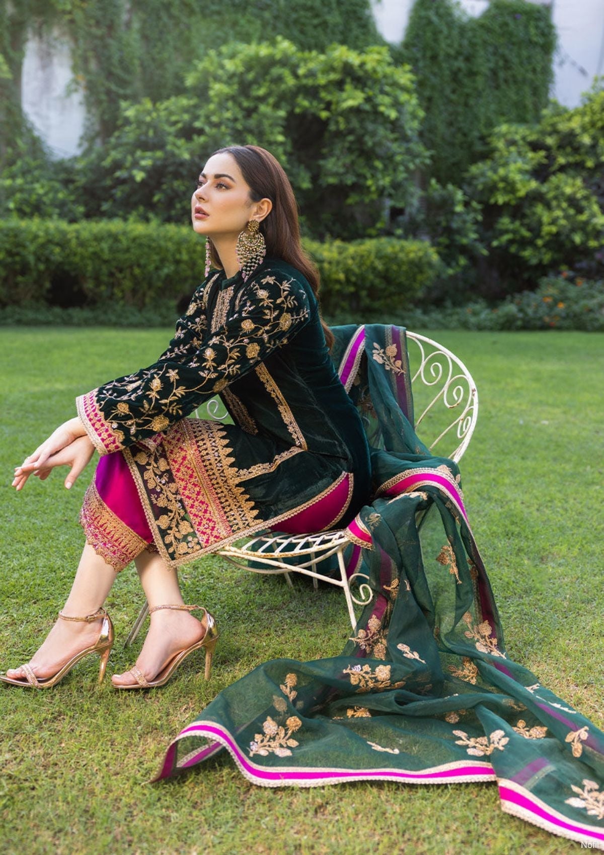 Winter Collection - Zainab Chottani - Velvet - ZCV#2 available at Saleem Fabrics Traditions