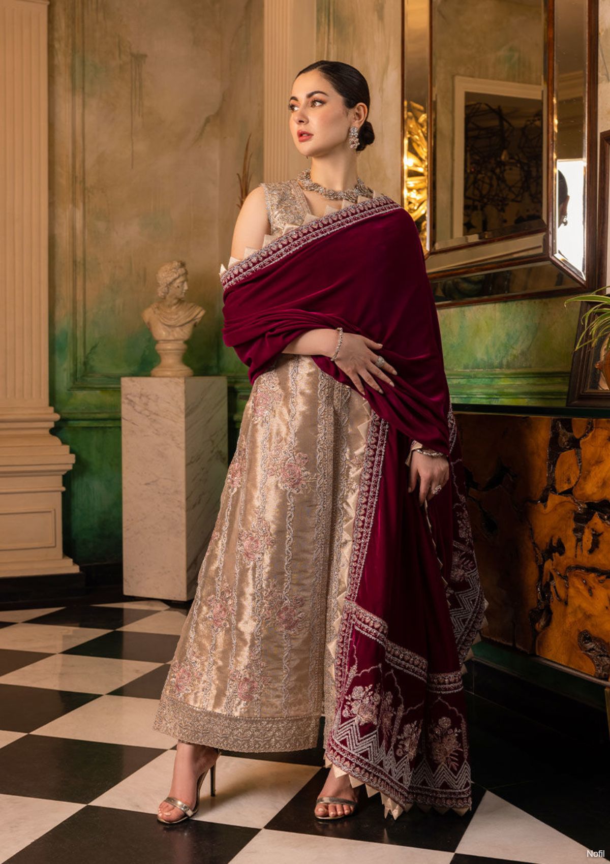 Winter Collection - Zainab Chottani - Velvet - ZCV#5 available at Saleem Fabrics Traditions