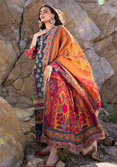 Winter Collection - Zainab Chottani - Winter Shawls - D#1 available at Saleem Fabrics Traditions