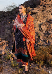 Winter Collection - Zainab Chottani - Winter Shawls - D#2 available at Saleem Fabrics Traditions