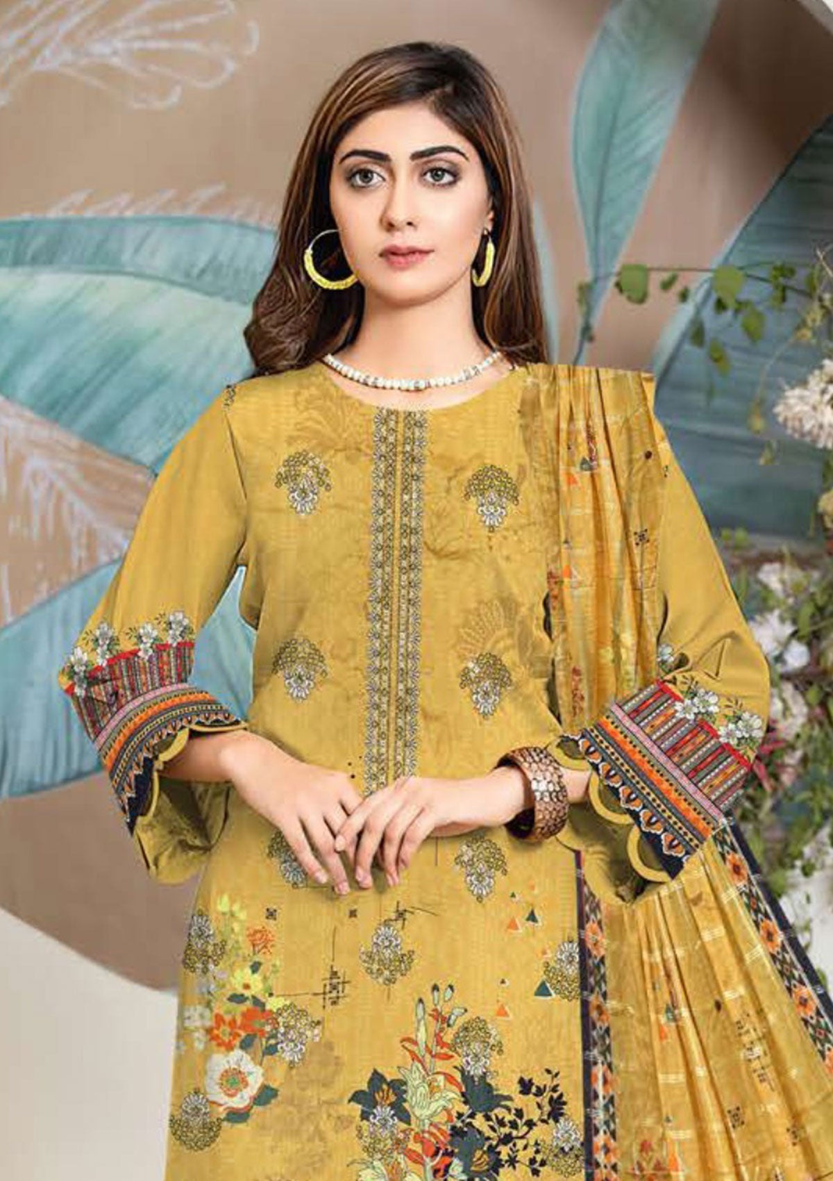 Winter Collection - Zara Meer - Viscose - V52 - D#10 available at Saleem Fabrics Traditions