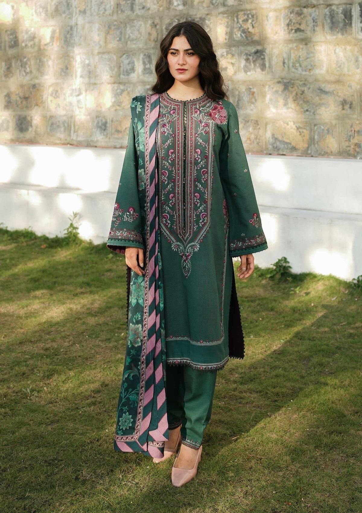 Winter Collection - Zara Shahjahan - Coco - D#1A available at Saleem Fabrics Traditions